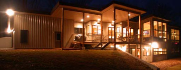 The first passive solar home I designed. Its in Blairsville, Georgia