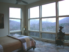 The master suite view
