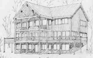 A sketch of the north side this home